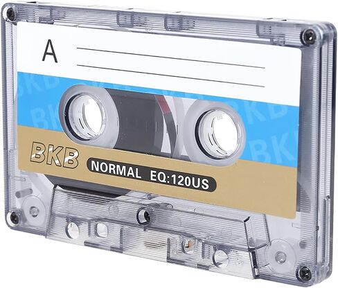 Standard Sound Cassette Tape 90 Minutes Empty Tape for Voice, Music & Dictation, Works with Most Players in Saudi Arabia
