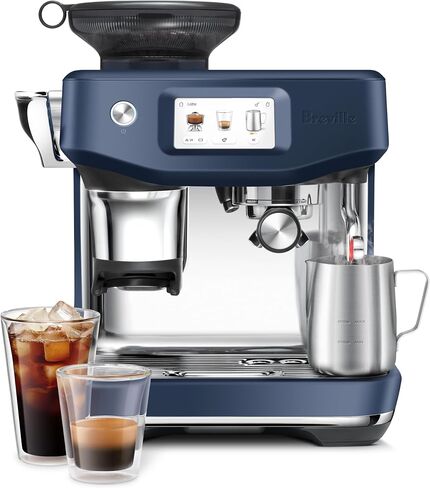 Breville BES881BSS Barista Touch Impress, Brushed Stainless Steel | Enjoy cold extraction functionality for cold brew beverages with this semi-automatic espresso machine with built-in grinder in Kuwait