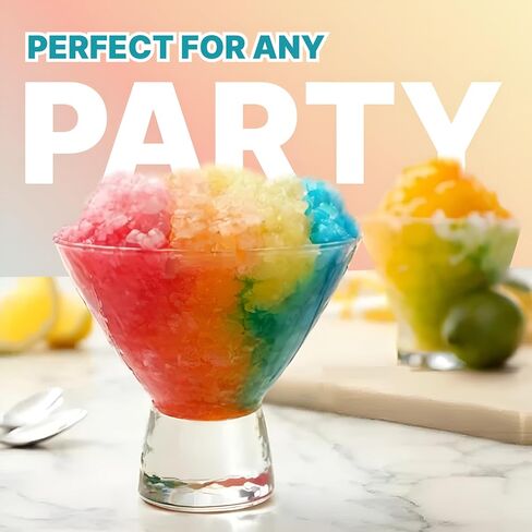 Shaved Ice Machine，Electric Crusher, Home Snow Cone Machine，2 Ice Molds | 2 Reusable Ice Mold Cups for Kids Parties, Family Gatherings, Snow Cones & Gifts, Easy Use, Stainless Steel Ice Shaver Blades in Saudi Arabia