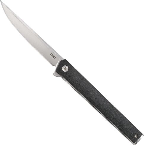 CRKT CEO Everyday Carry EDC Pocket Folding Knife with Liner Lock: AUS 8 Plain Edge Blade, Glass-Reinforced Nylon Handle, Reversible Pocket Clip, 7097 in Saudi Arabia