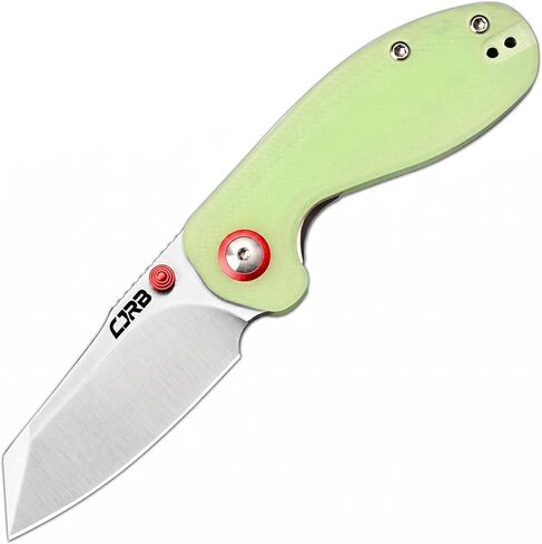 CJRB Maileah Folding Pocket Knife, 2.39" AR-RPM9 Steel Blade, Natural Green | G10 Handle, Front Flipper, Liner Lock, Savannah Swaggerty Design, Small EDC Knife for Outdoor Camping Hiking, J1918 in Kuwait