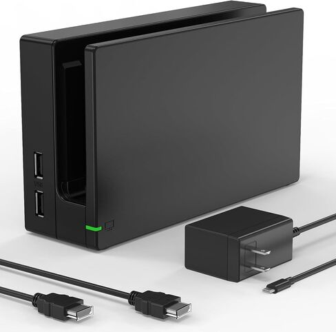 Dock Station for Switch/Switch OLED, Replacement 3-in-1 TV Dock Set with Original IC Module, AC Charger & High-Speed HDMI Cable for 1080P HD Output & Console Charging（Not Compatible with Switch 2） in Saudi Arabia