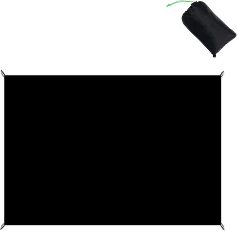 Wind Tour Multifunctional Tarp Waterproof with Carry Bag for Tent Ultralight Outdoor Tent Footprint for Ground Camping Hiking (86.6" x 86.6") in Kuwait