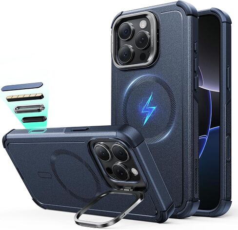 ESR for iPhone 17 Pro Max Case Flex Stand, for MagSafe, Rugged, Black in Kuwait