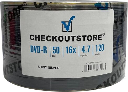 Mediaxpo 100 Grade A 16X DVD-R 4.7GB Shiny Silver (Shrink Wrap) in Saudi Arabia