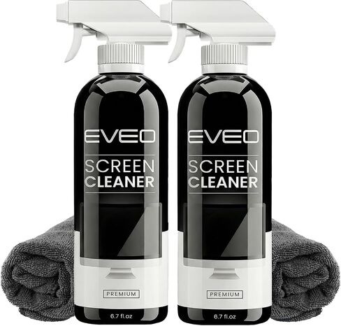 EVEO Screen Cleaner Spray - Large Screen Cleaner Bottle - TV Screen Cleaner, Computer Screen Cleaner, for Laptop, Phone, Ipad - Computer Cleaning kit Electronic Cleaner (1 Pack) in Kuwait
