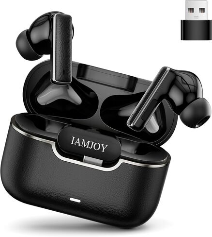 IAMJOY Low Latency Wireless Gaming Audio Adapter, 2.4GHz Dongle & Bluetooth for Meta Quest 3/2, PS5, Switch, Steam Deck, PC (Pure Black) in Saudi Arabia
