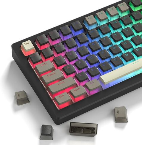 Womier PBT Shine Through Keycaps for Mechanical Keyboard, Pudding Keycaps in Saudi Arabia