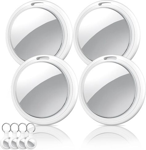 Air Tracker Tags-4 Pack, Item Finders Works with Apple Find My(iOS Only), Air Tracker Tags with 4 Case, Bluetooth Tracker Keys Finder and Item Locator & GPS Trackers for Kids/Pets/Dog/Luggage/Wallet in Kuwait