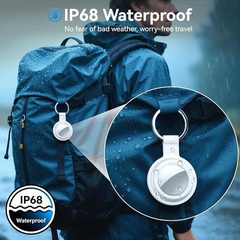 Air Tracker Tags-4 Pack, Item Finders Works with Apple Find My(iOS Only), Air Tracker Tags with 4 Case, Bluetooth Tracker Keys Finder and Item Locator & GPS Trackers for Kids/Pets/Dog/Luggage/Wallet in Kuwait