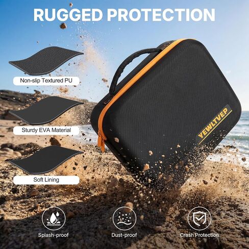 Case for Starlink Mini, Waterproof Shockproof Hard Shell Travel Bag with Dual Carry Options, Lightweight Protective Carrying Case for Starlink Mini Dish and Accessories in Saudi Arabia