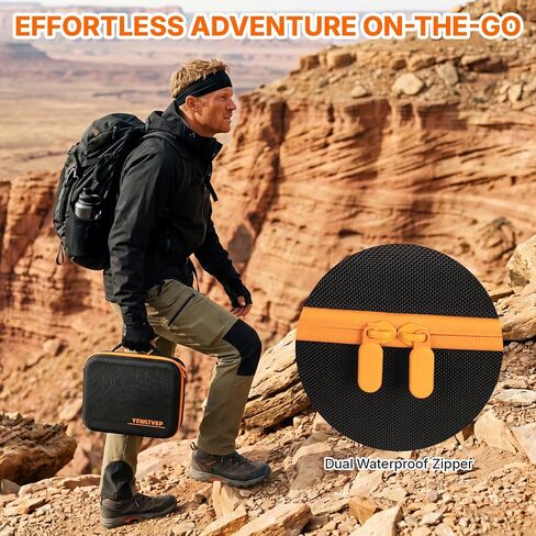 Case for Starlink Mini, Waterproof Shockproof Hard Shell Travel Bag with Dual Carry Options, Lightweight Protective Carrying Case for Starlink Mini Dish and Accessories in Saudi Arabia