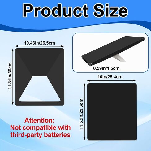 Silicone Protective Case for Starlink Mini Satellite Dish | Portable Cover Design，Equipped with Black Masking Plate，Ideal for Outdoor Camping RV in Saudi Arabia