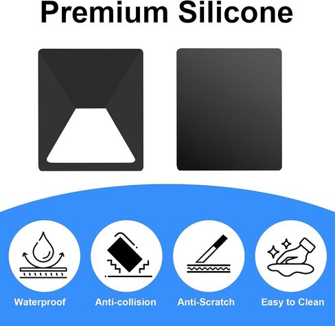 Silicone Protective Case for Starlink Mini Satellite Dish | Portable Cover Design，Equipped with Black Masking Plate，Ideal for Outdoor Camping RV in Saudi Arabia