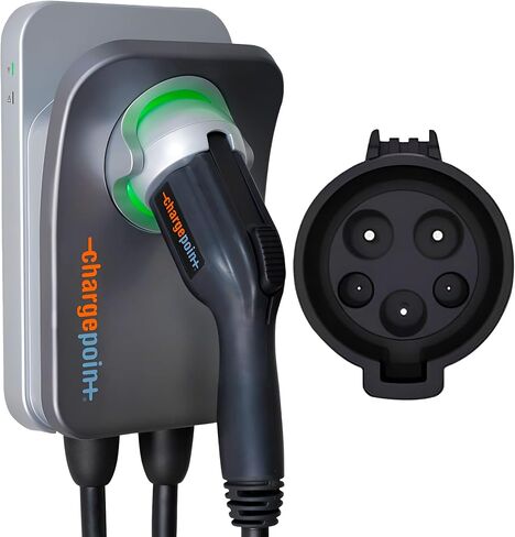 ChargePoint HomeFlex Level 2 EV Charger J1772 - NEMA 14-50 Plug | Fast Smart Battery Power Charging at Home for Electric Automobile Vehicles - for Electric Car in Saudi Arabia