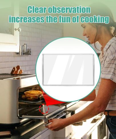 WB56X22160 Range Oven Inner Door Glass, Window Pack, Double-Layer Glass | Oven Glass Door Window, Door Glass, Range, Electric Oven, Wall Oven, WB55T10154, WB56T10152, WB56X26391, 3379163, AP5808937 in Saudi Arabia