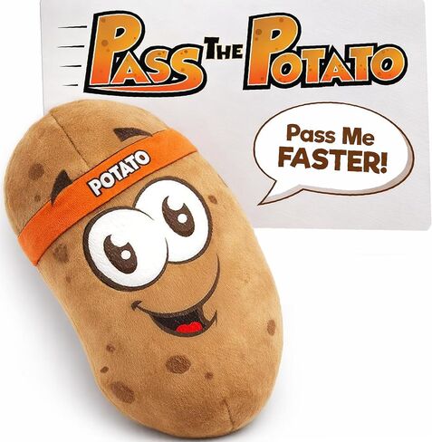 Move2Play, Pass The Potato | Hilariously Wild & Fun | Active Family Game for Kids Ages 3-8+ | Indoor Outdoor Toss Game | Party Games for Boys & Girls | Camping Travel Fun in Saudi Arabia