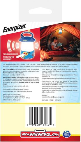 Energizer PAW Patrol Kids LED Lantern, Great Light for Kids, Batteries Included in Kuwait