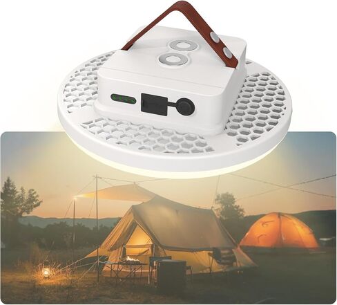 4000LM Rechargeable Hanging Camping Tent Light with Magnet 4 Lighting Modes, Portable Ultra Bright LED Camping Lantern, IPX5 Waterproof LED for Hiking, Backpacking, Fishing Outage, Emergency in Saudi Arabia