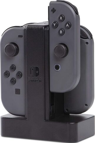 PowerA Controller Charging Base for Nintendo Switch, Black, Wireless Controller charging, Charge, rechargeable battery, Nintendo Switch, Joy-Con Charging, PowerA Wireless Charging in Saudi Arabia