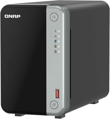 QNAP TS-262A-4G 2-Bay Desktop NAS | وحدة المعالجة المركزية Intel رباعية النواة تصل سرعتها إلى 2.9 جيجا هرتز in Kuwait