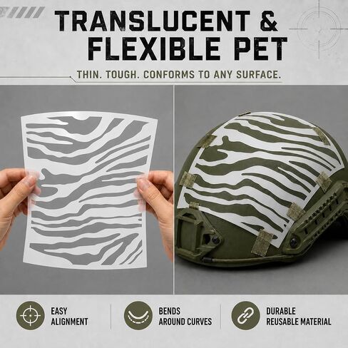 15 Pcs Camo Stencils for Spray Painting, 13.8 x 9.8 Inch | Reusable PET tactical templates with digital, honeycomb and reed grass patterns for airsoft, duck boats and outdoor gear in Saudi Arabia