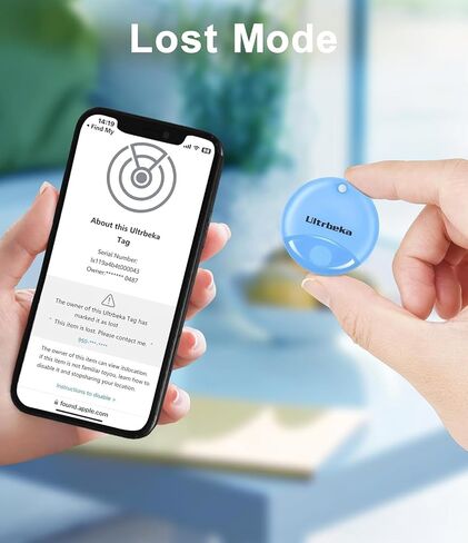 Ultrbeka Air Tracker Tag 4 Pack Bluetooth Item Finder for iPhone – MFi Certified Smart Tracker Compatible with Apple Find My, IP67 Waterproof Key Finder for Keys, Wallet, Luggage, Bike, Backpack in Kuwait