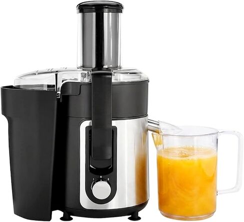 Juicer Machines,600W Portable Electric Fruit Juicer | Easy-Clean Juice Extractor with 3" Wide-Mouth Feed Chute, Dual-Speed Juicer Machine for Vegetable & Fruit & For Home Kitchen in Saudi Arabia