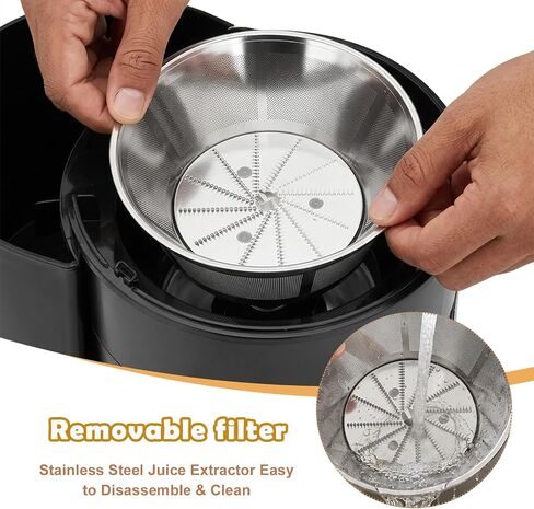 Juicer Machines,600W Portable Electric Fruit Juicer | Easy-Clean Juice Extractor with 3" Wide-Mouth Feed Chute, Dual-Speed Juicer Machine for Vegetable & Fruit & For Home Kitchen in Saudi Arabia