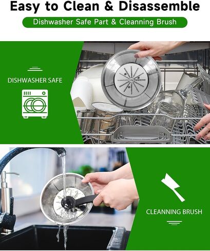 Healnitor 1200W 6-Speed Touch LCD Screen Centrifugal Juicer with 3.2'' Big Wide Chute, Juice Extractor Machines Vegetable and Fruit, Titanium Enhanced Filter, Easy Clean, BPA-Free, Silver in Saudi Arabia