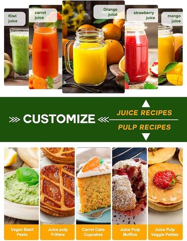 Juicer Machines, 1200W Juicer with 3" Feed Chute for Whole Fruits and Vegs, Dual Speeds Centrifugal Juice Extractor, Heavy Duty Full Copper Motor, 35oz Large Juice Jug, Stainless Steel, Silver in Saudi Arabia