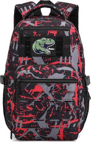 Kids Tactical Backpack Army Laser-Cut Molle Bookbag Military Boys Backpack | for School, Outdoor, Camping in Saudi Arabia
