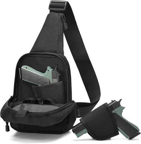 Shoulder holster bag for concealed carry of handguns Chest pack with Sling Ccw Sling Bag Tactical Crossbody Bag | concealed carry in Saudi Arabia