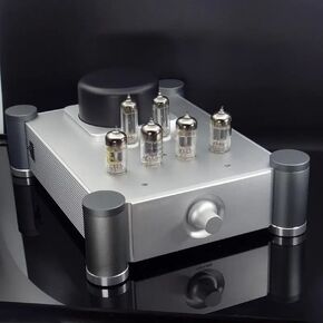 HTM-P1 Stereo Vacuum Tube Preamplifier with PSVANE Tubes | HTM-P1 Hi-Fi Vacuum Tube Preamplifier with PSVANE Tubes (ECC82 x2, ECC83 x2, 6Z4 x2) for Pristine Audio Clarity in Saudi Arabia
