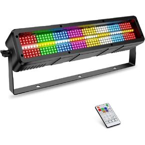 120W 336LEDs RGBWA Stage Strobe Light | 16RGB & 8White & 8Amber Zones Color Chase Multi Effects, Remote DMX Control, Easy Use for DJ Mobile Club Show Gig Band Party in Saudi Arabia