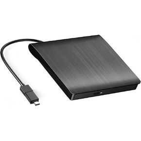 External CD/DVD Drive for Mac Laptop Portable CD/DVD Burner Writer Reader Player USB 3.0 Optical Disc Drive Compatible with MacBook Pro, iMac, Windows in Saudi Arabia