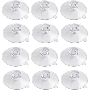 ZZRANYE 12 Pcs Radar Detector Suction Cups, 35mm Small Suction Cups Replacement Mount for Clear Cobra Escort Beltronics Radar Detector Mount, Compatible with Radar Gun Windshield Mounting Bracket in Saudi Arabia