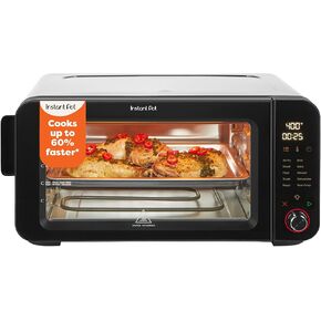 Instant Pot No Preheat Required* 4-Slice Air Fryer Toaster Oven with InstantHeat Technology, 7-in-1, Air Fry, Bake, Toast, Roast, Broil, Warm, and Make Pizza in Saudi Arabia