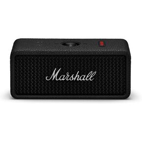 Marshall Emberton III Portable Bluetooth Speaker - Rugged Waterproof/Dust-Proof Design | Loud Stereo Sound, Deep Bass | Compact and Wireless for Travel and Outdoors - Black and Silver in Kuwait