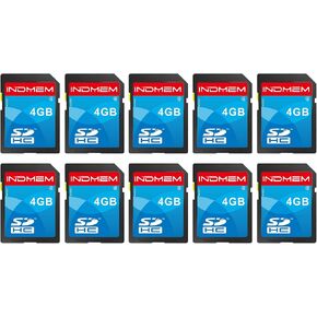 INDMEM SD Card 16GB, 10-Pack UHS-I Class 10 MLC Flash Memory Card, High-Speed Secure Digital Cards for Cameras, DSLR, Action Cams - Reliable Storage in Saudi Arabia