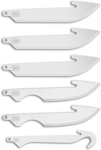 OUTDOOR EDGE 3.0" RazorSafe Replacement Drop-Point Knife Blades, 6 Pieces in Saudi Arabia