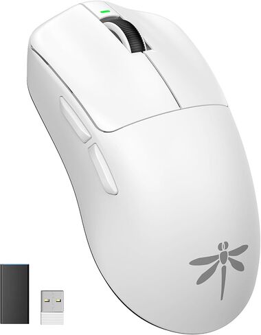 VGN Dragonfly F1 Pro Max Wireless Gaming Mouse, 130h Playtime Long Endurance, 55g Lightweight, PAW3395 26K DPI Flagship Sensor, 4000Hz Polling Rate Supported, Low Latency Esports Peripherals, Black in Saudi Arabia