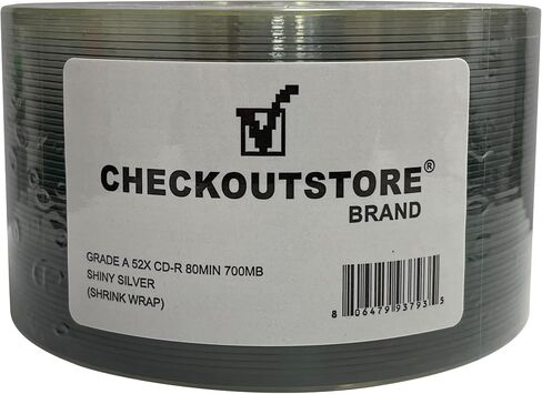 Mediaxpo 100 Grade A 52x CD-R 80min 700MB Shiny Silver (Shrink Wrap) in Saudi Arabia