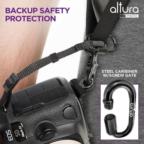 Altura Photo Camera Strap with Quick Release & Safety Tether - Camera Strap for Photographers for Sony, Nikon, & Canon in Saudi Arabia