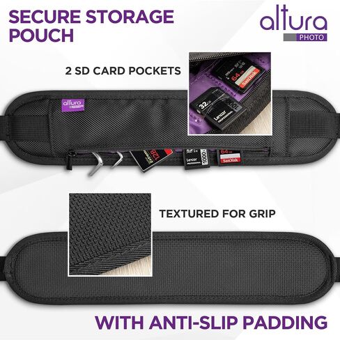 Altura Photo Camera Strap with Quick Release & Safety Tether - Camera Strap for Photographers for Sony, Nikon, & Canon in Saudi Arabia