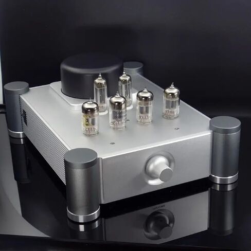 HTM-P1 Stereo Vacuum Tube Preamplifier with PSVANE Tubes | HTM-P1 Hi-Fi Vacuum Tube Preamplifier with PSVANE Tubes (ECC82 x2, ECC83 x2, 6Z4 x2) for Pristine Audio Clarity in Saudi Arabia