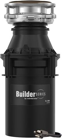 INSINKERATOR BLD50 W/C, 1/2 HP Continuous Feed Garbage Disposal with Cord | Builder Series, Power Cord, Septic Safe in Kuwait
