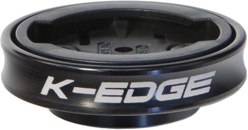حامل الكمبيوتر للدراجة K-Edge Gravity Top Cap، جارمين، أسود | حامل بغطاء علوي جرافيتي من Garmin مع هيكل من الألومنيوم CNC، وواجهة آمنة من البوليمر المشترك، وتصميم خفيف الوزن 18 جم in Kuwait