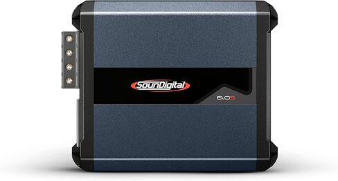 SounDigital EVO6 1200.4 Car Audio Amplifier 1200W RMS, 4 Channel (4 X 300 Watts RMS at 2 Ohms OR Bridgeable Amplifier 2 x 600 WRMS at 4 Ohms) Class D, Full Range, Compact Design, SD1200.4-4D in Saudi Arabia
