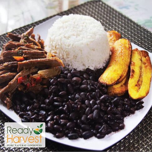Ready Harvest Emergency Food - Quick-Cook Black Beans | Pre-cooked Beans, Just add hot Water | #10 Can | 25-Year Shelf Life | 3 lbs | Cans Filled to the Top in Saudi Arabia